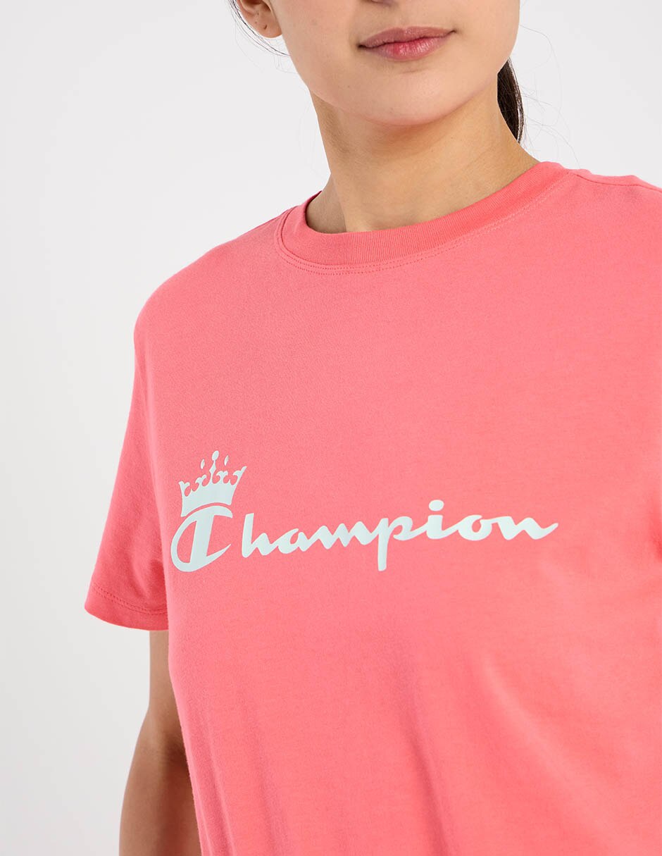 Playera manga al codo cuello redondo mujer 4