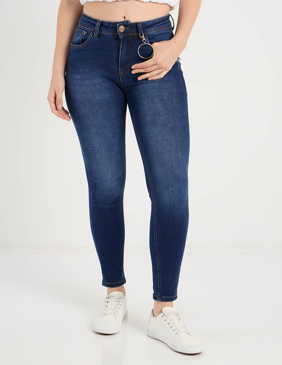 Jeans skinny cintura media Nyd para mujer