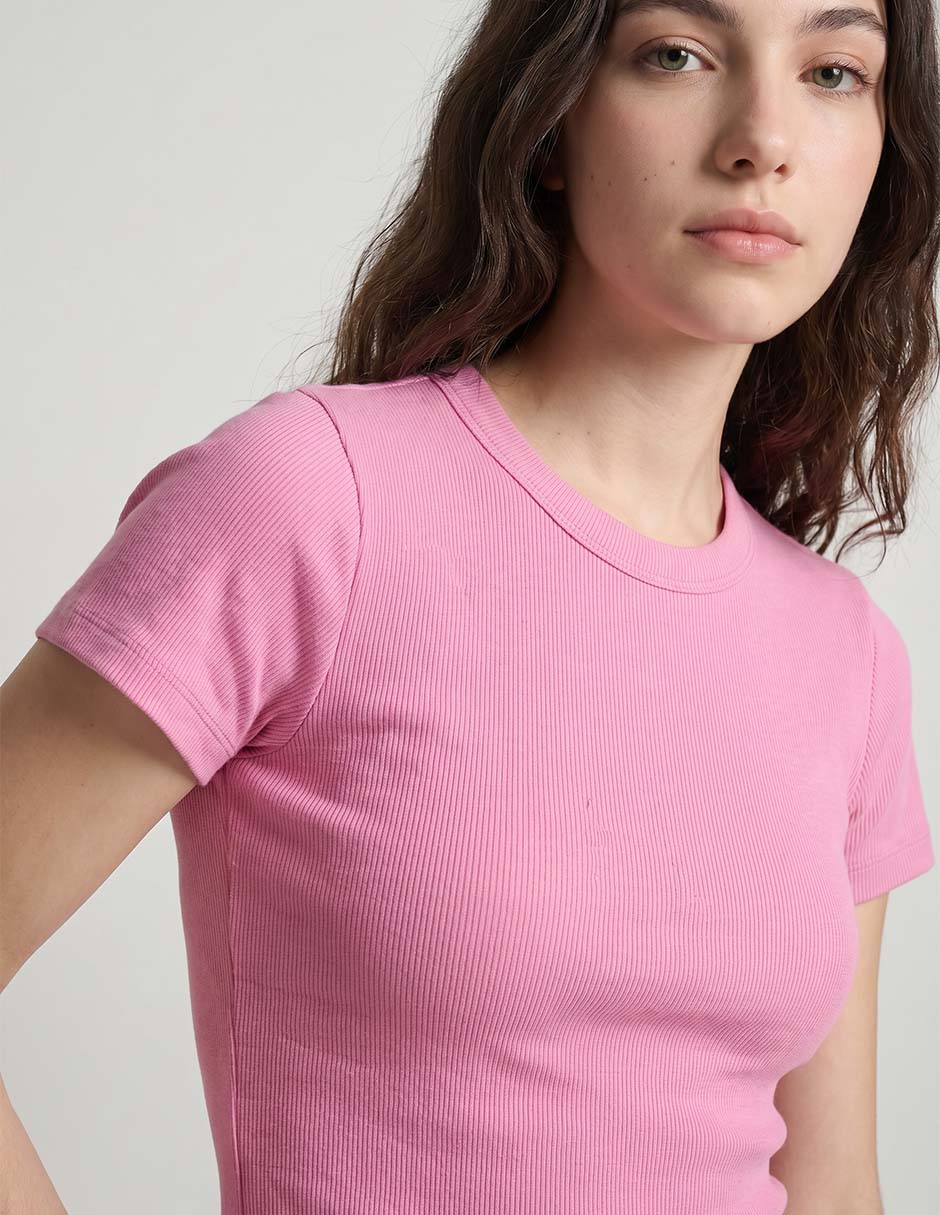 Playera manga corta Old Navy cuello redondo para mujer