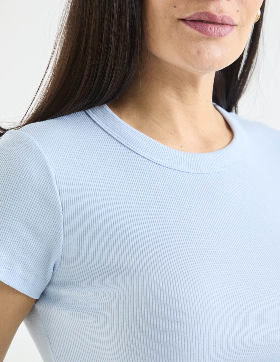 Playera manga corta Old Navy cuello redondo para mujer