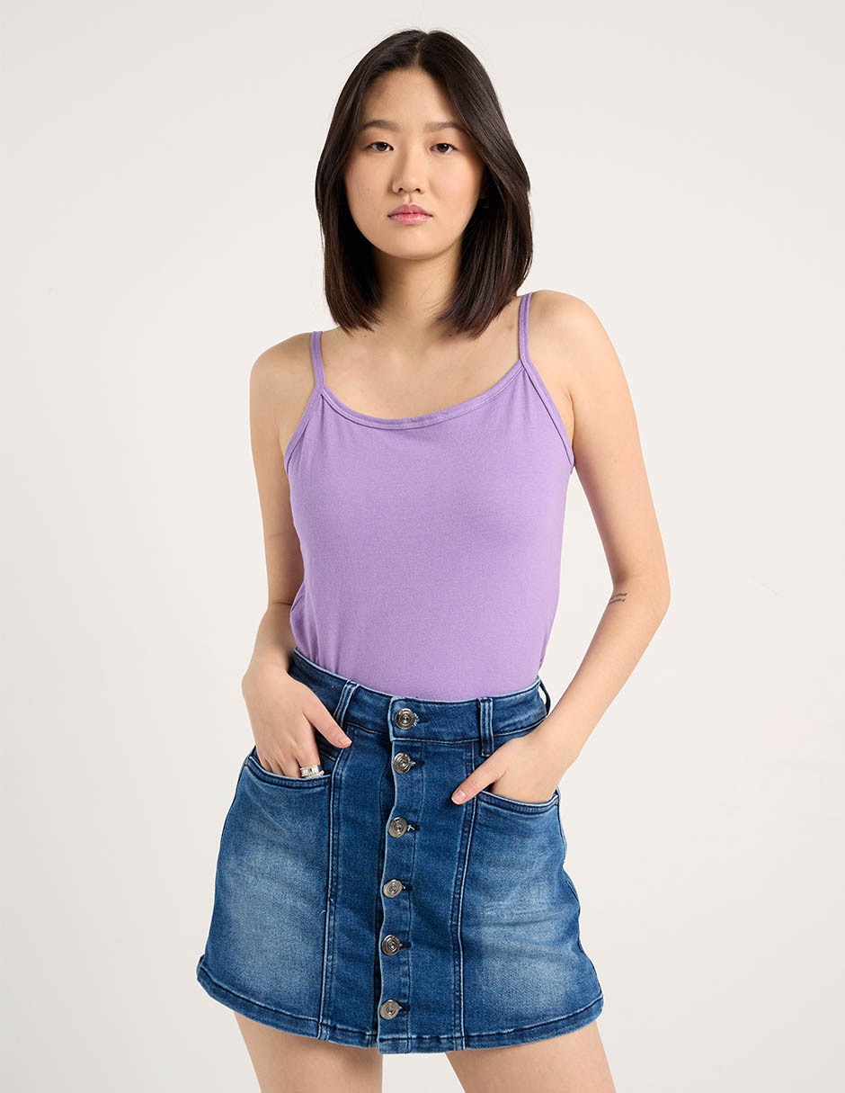 Falda short a la cintura Falda short a la cintura