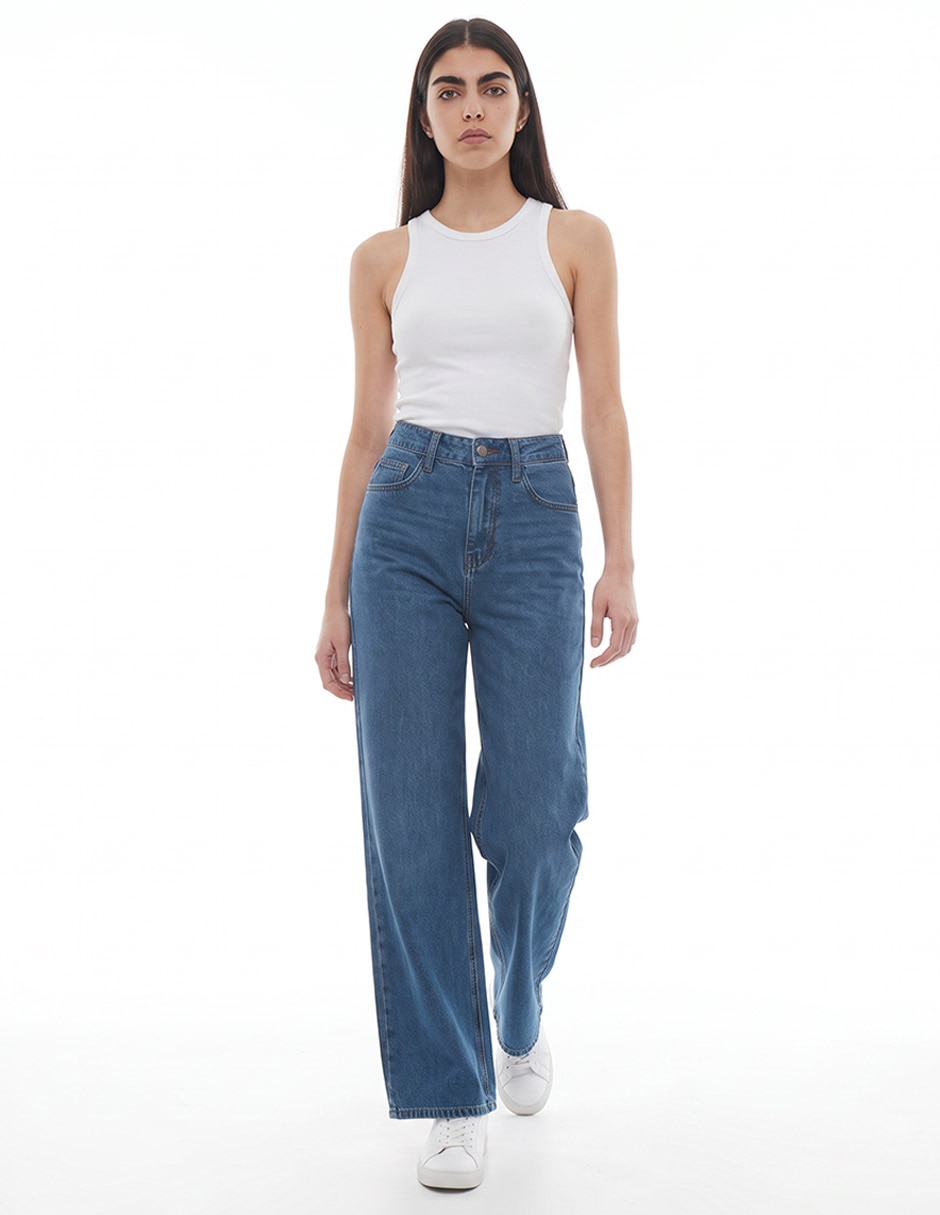 Jeans straight para mujer