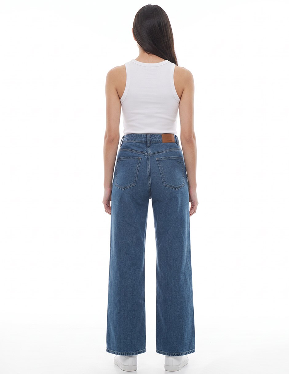 Jeans straight para mujer 2