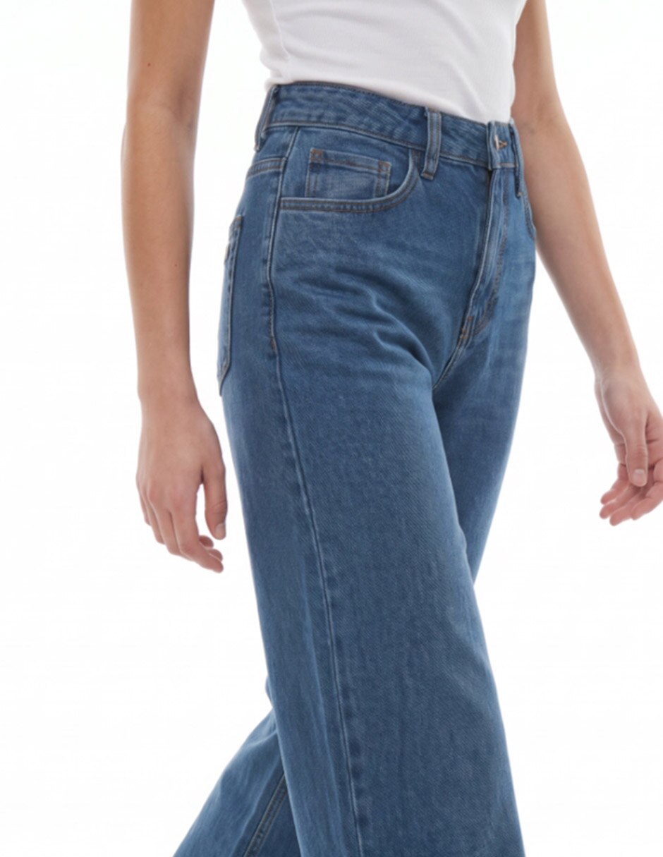 Jeans straight para mujer 4