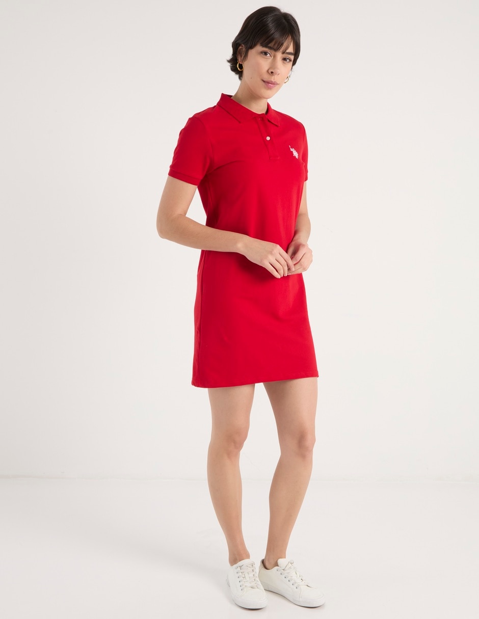 Vestido corto casual Us Polo para mujer