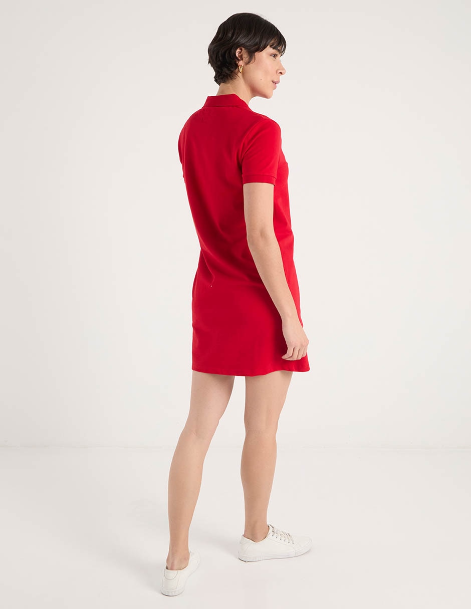 Vestido corto casual Us Polo para mujer