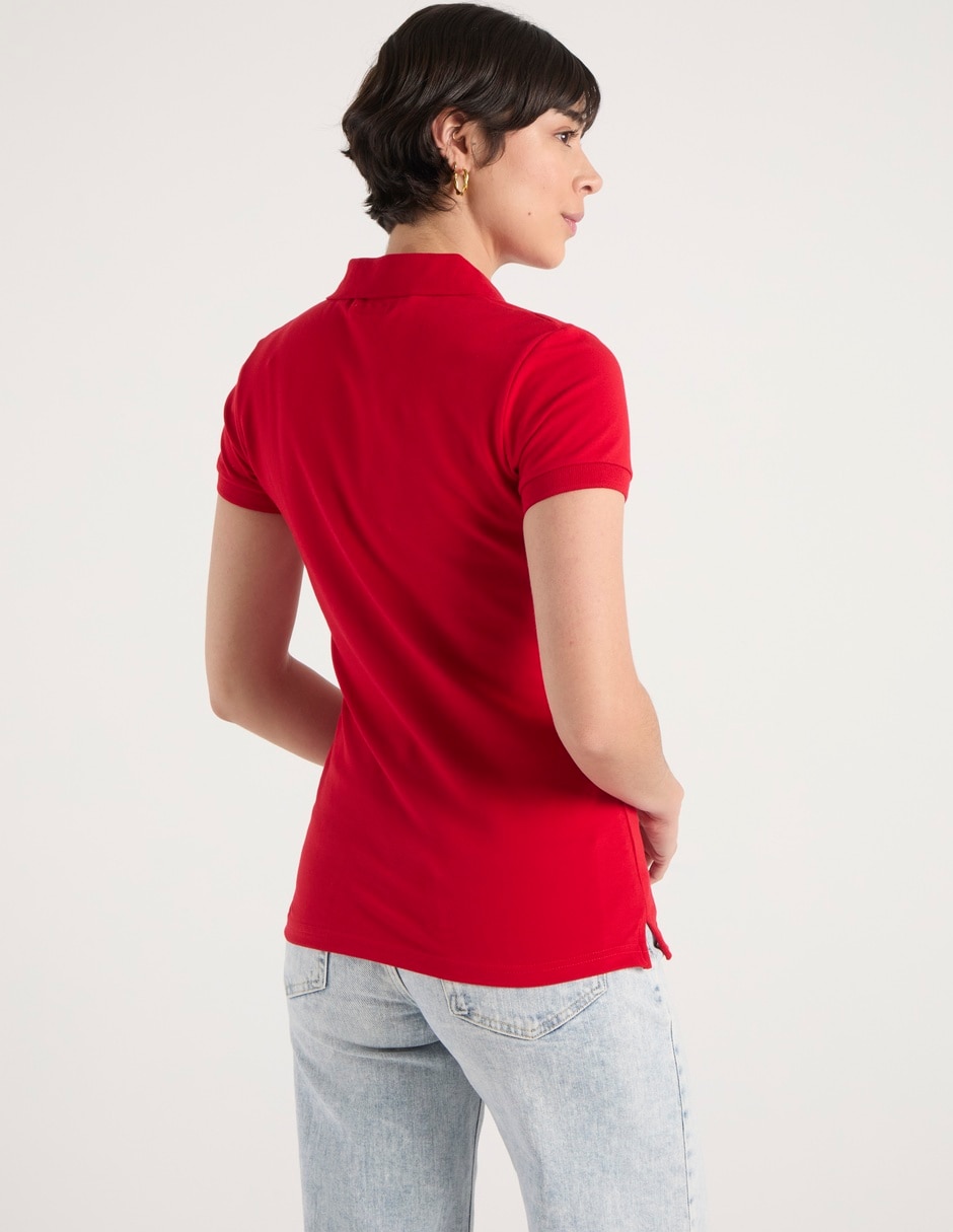 Playera tipo polo para mujer 6