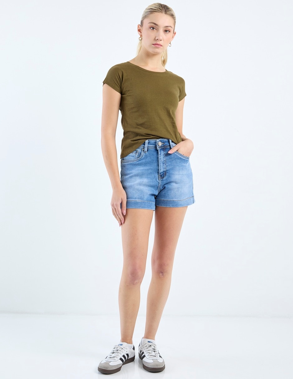 Short Nyd de mezclilla para mujer