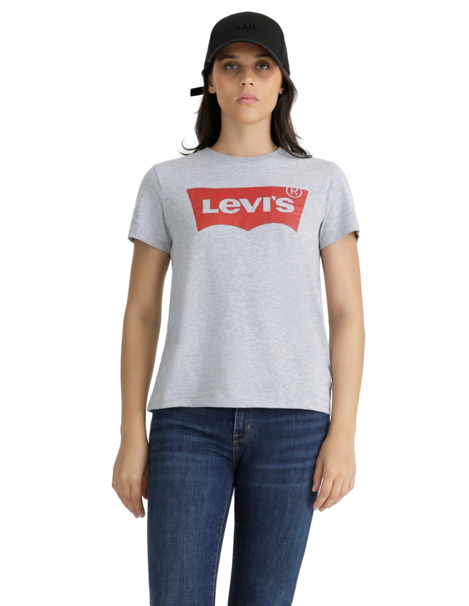 Playera manga corta Levi's cuello redondo para mujer