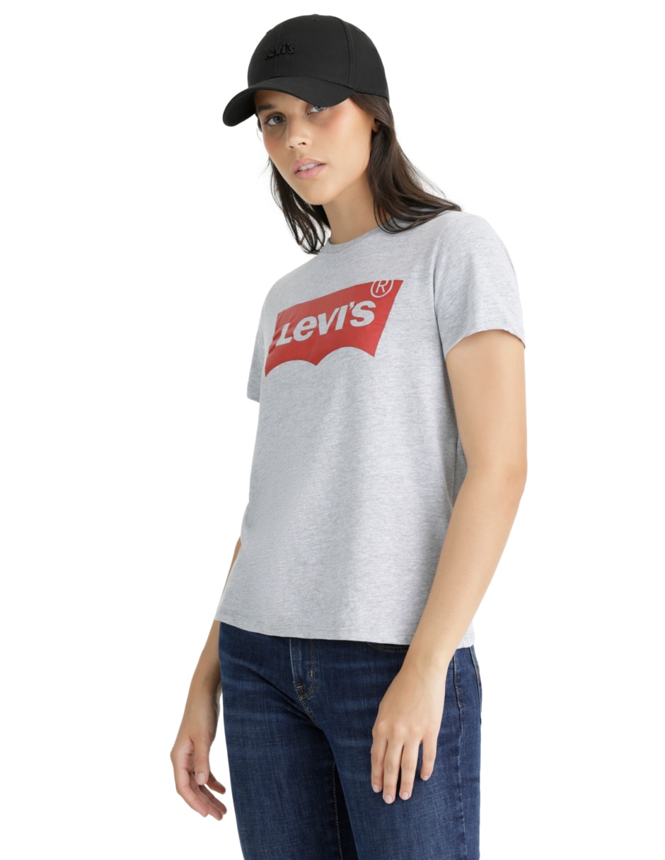 Playera manga corta Levi's cuello redondo para mujer