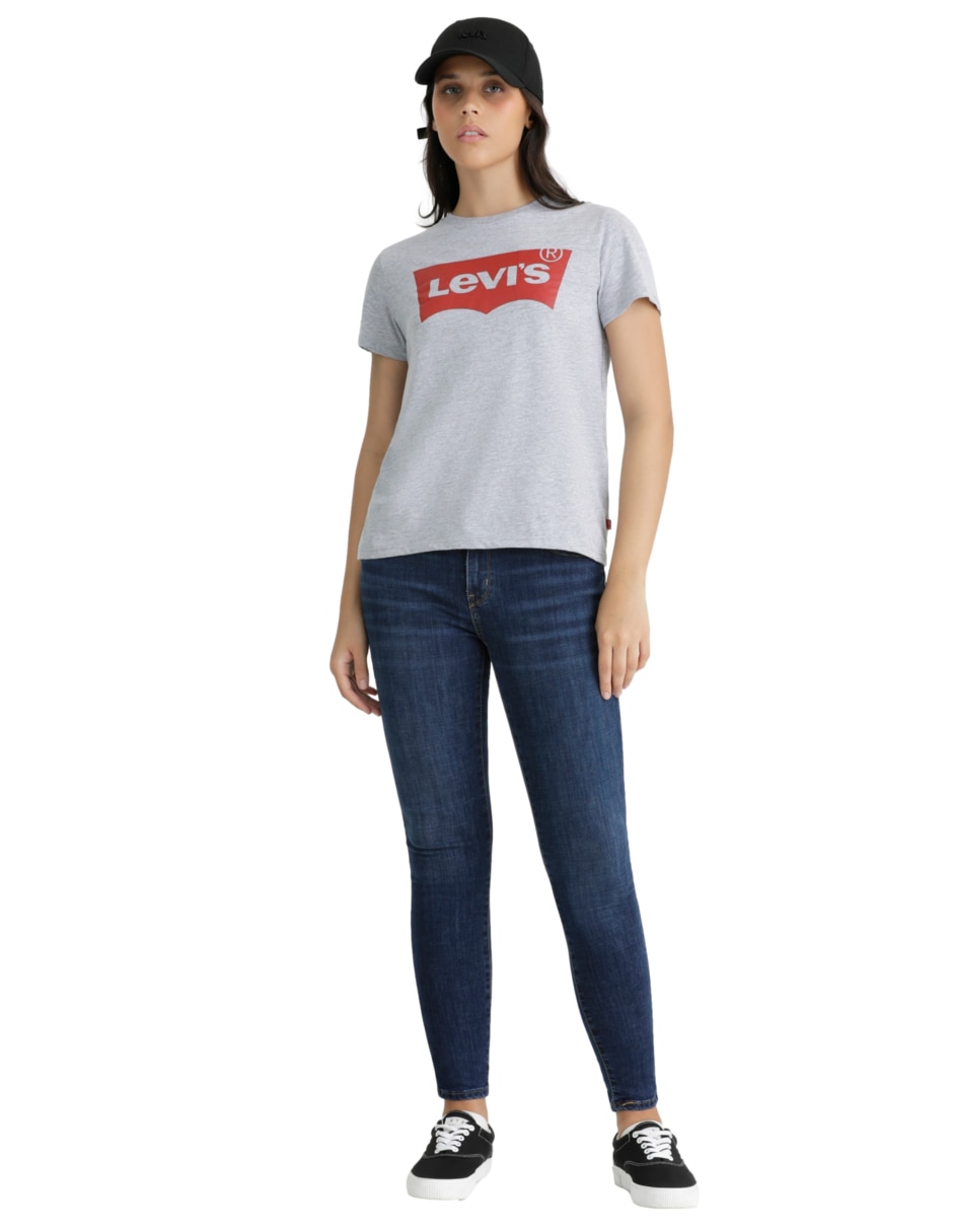 Playera manga corta Levi's cuello redondo para mujer