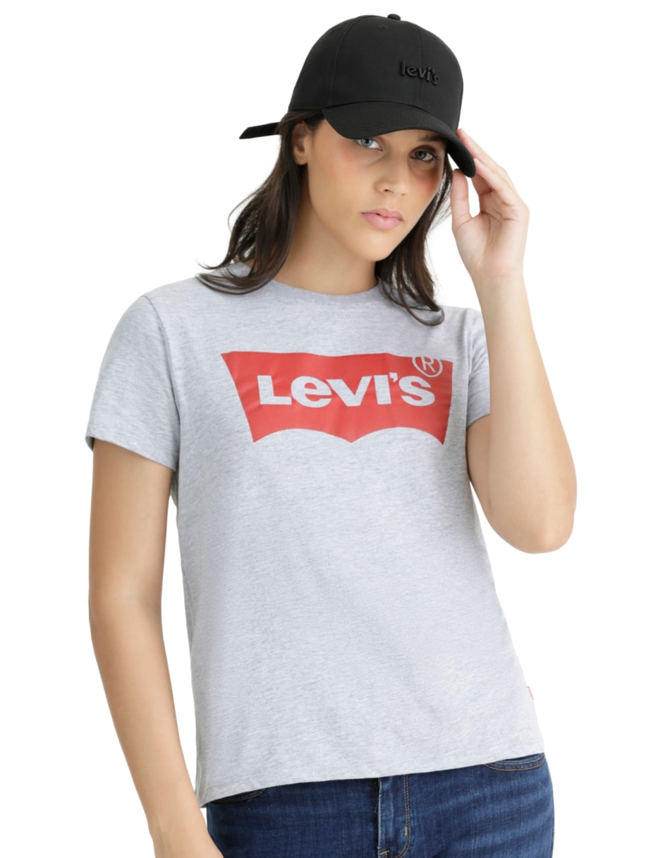 Playera manga corta Levi's cuello redondo para mujer