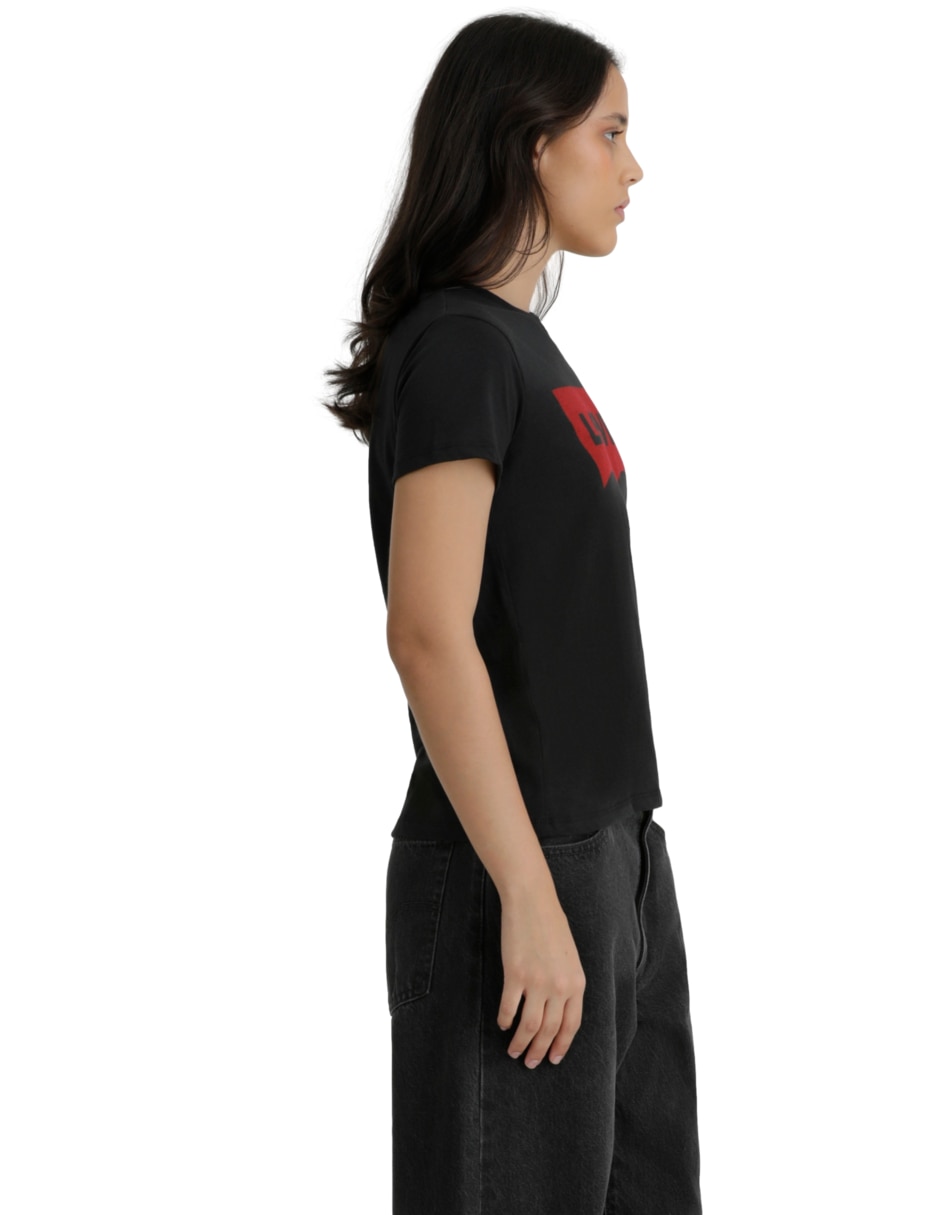 Playera manga corta Levi's cuello redondo para mujer