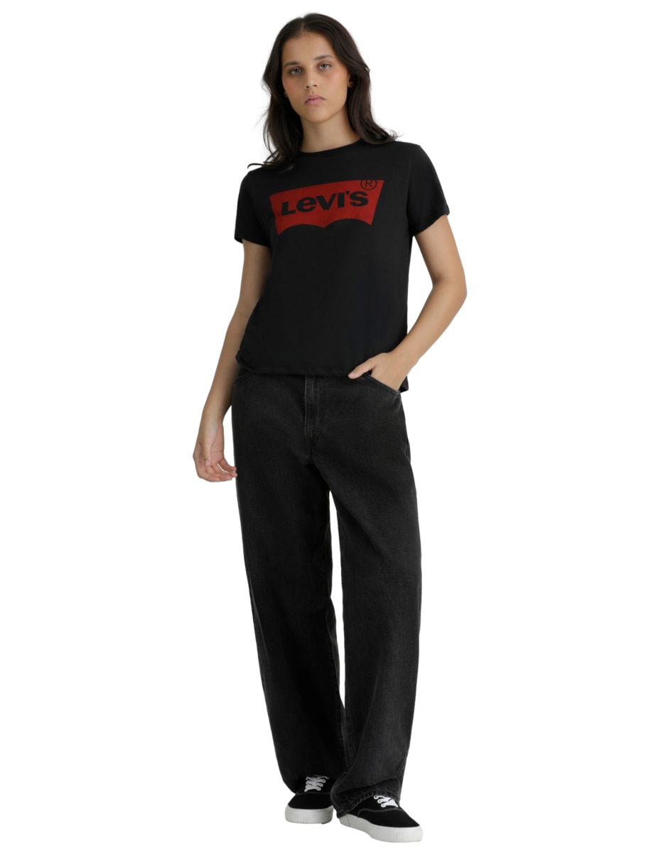 Playera manga corta Levi's cuello redondo para mujer