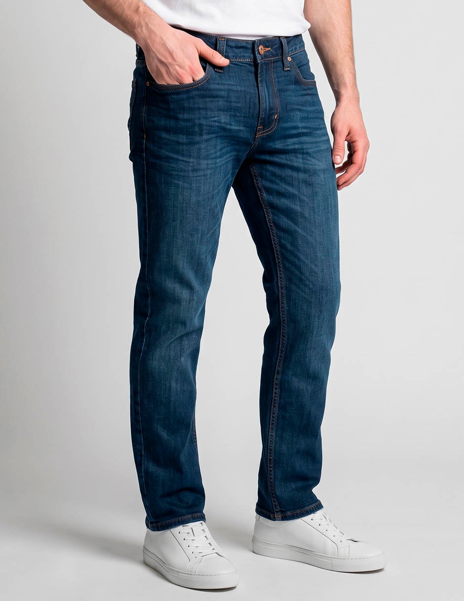 Jeans straight lavado obscuro para hombre Jeans straight lavado obscuro para hombre