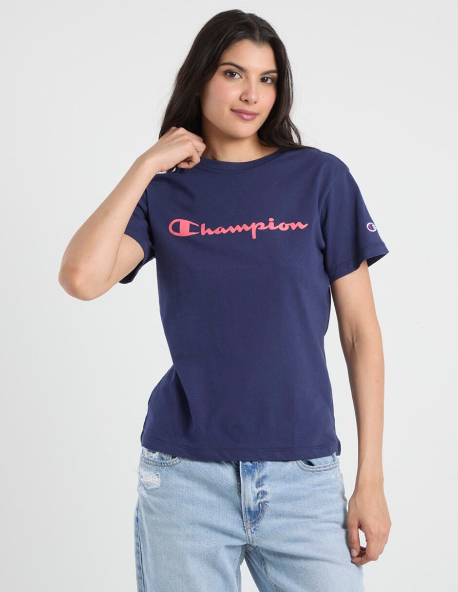 Playera manga corta cuello redondo mujer 2