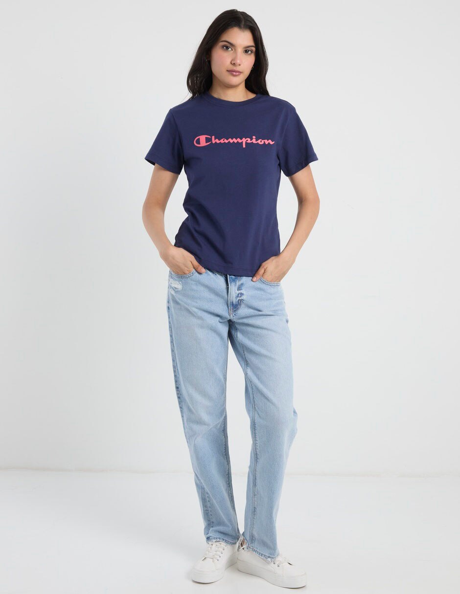 Playera manga corta cuello redondo mujer 3