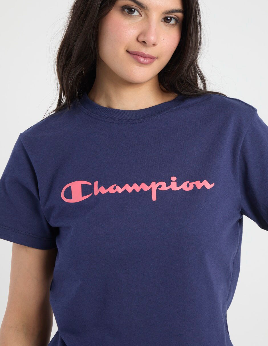 Playera manga corta cuello redondo para mujer 2