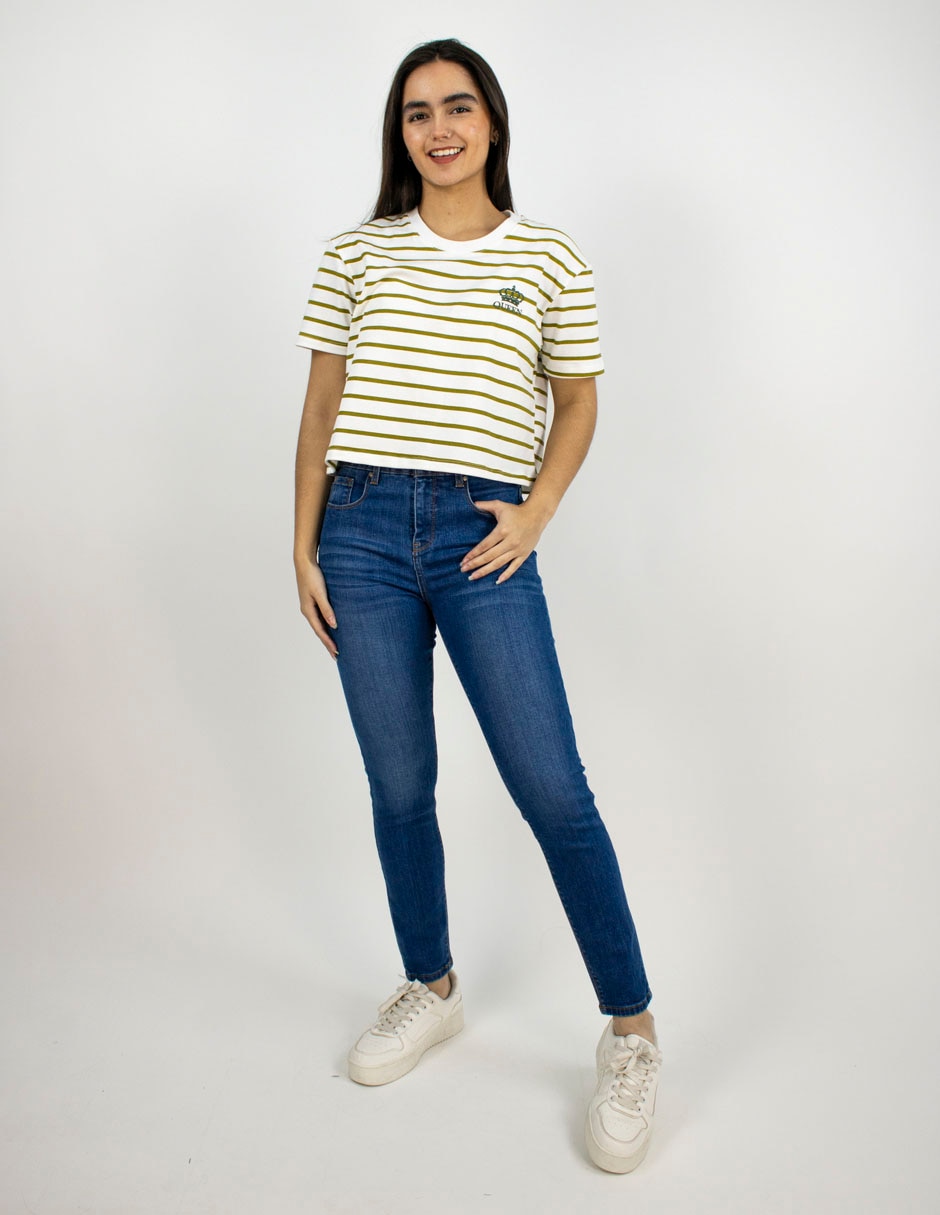 Playera manga corta Furor cuello redondo para mujer