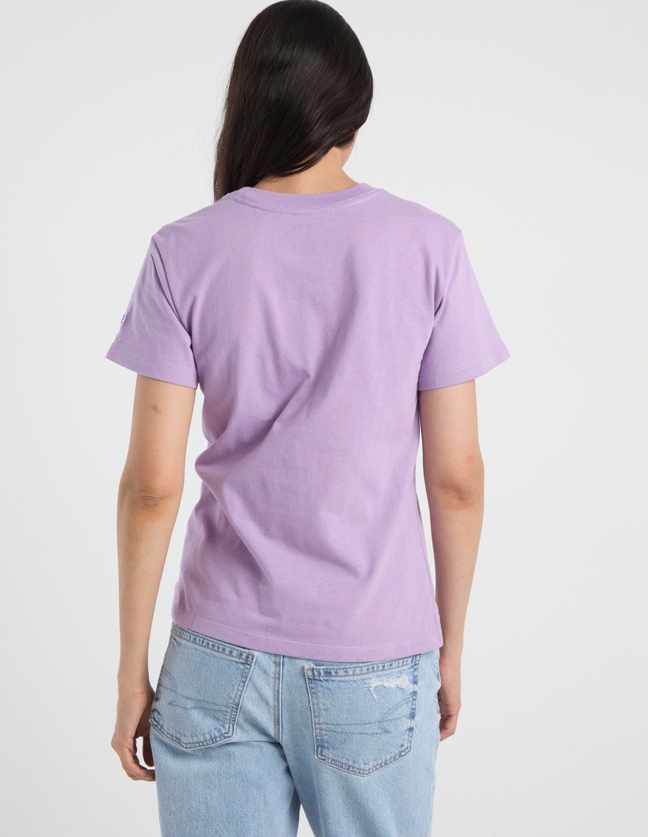 Playera manga corta cuello redondo para mujer 6