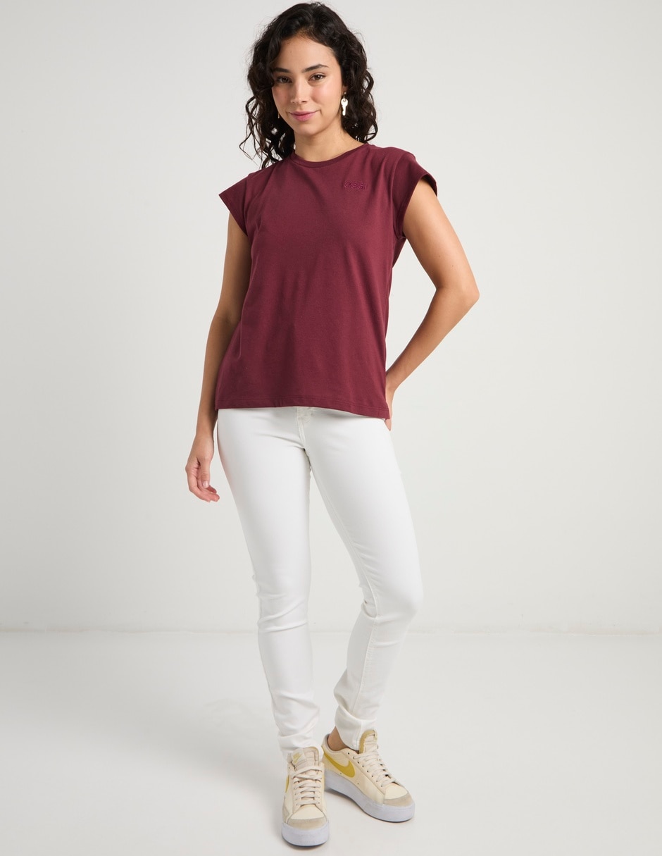 Jeans super skinny cintura Oggi para mujer