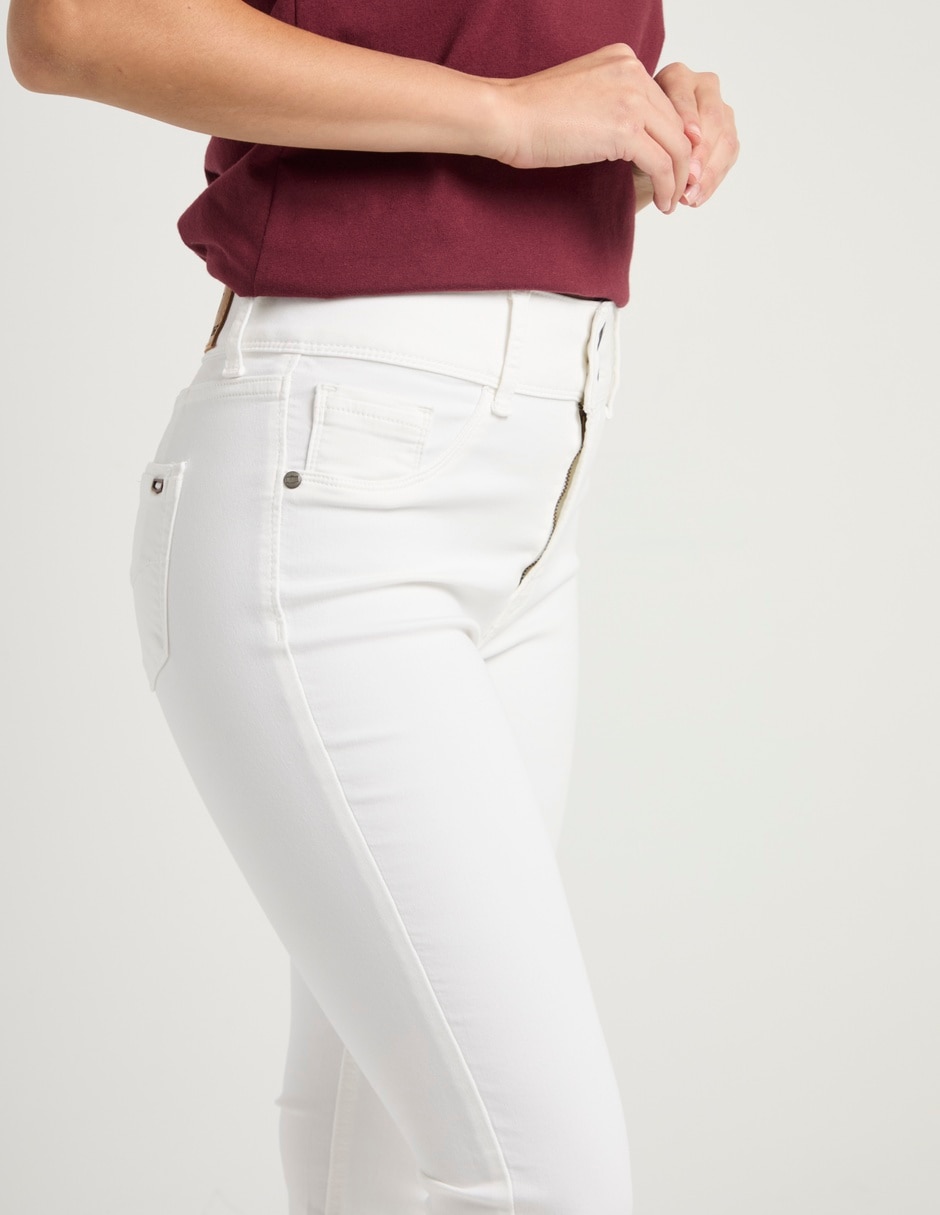 Jeans super skinny cintura Oggi para mujer