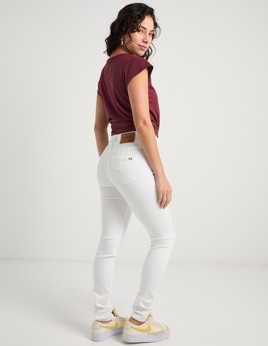 Jeans super skinny cintura Oggi para mujer