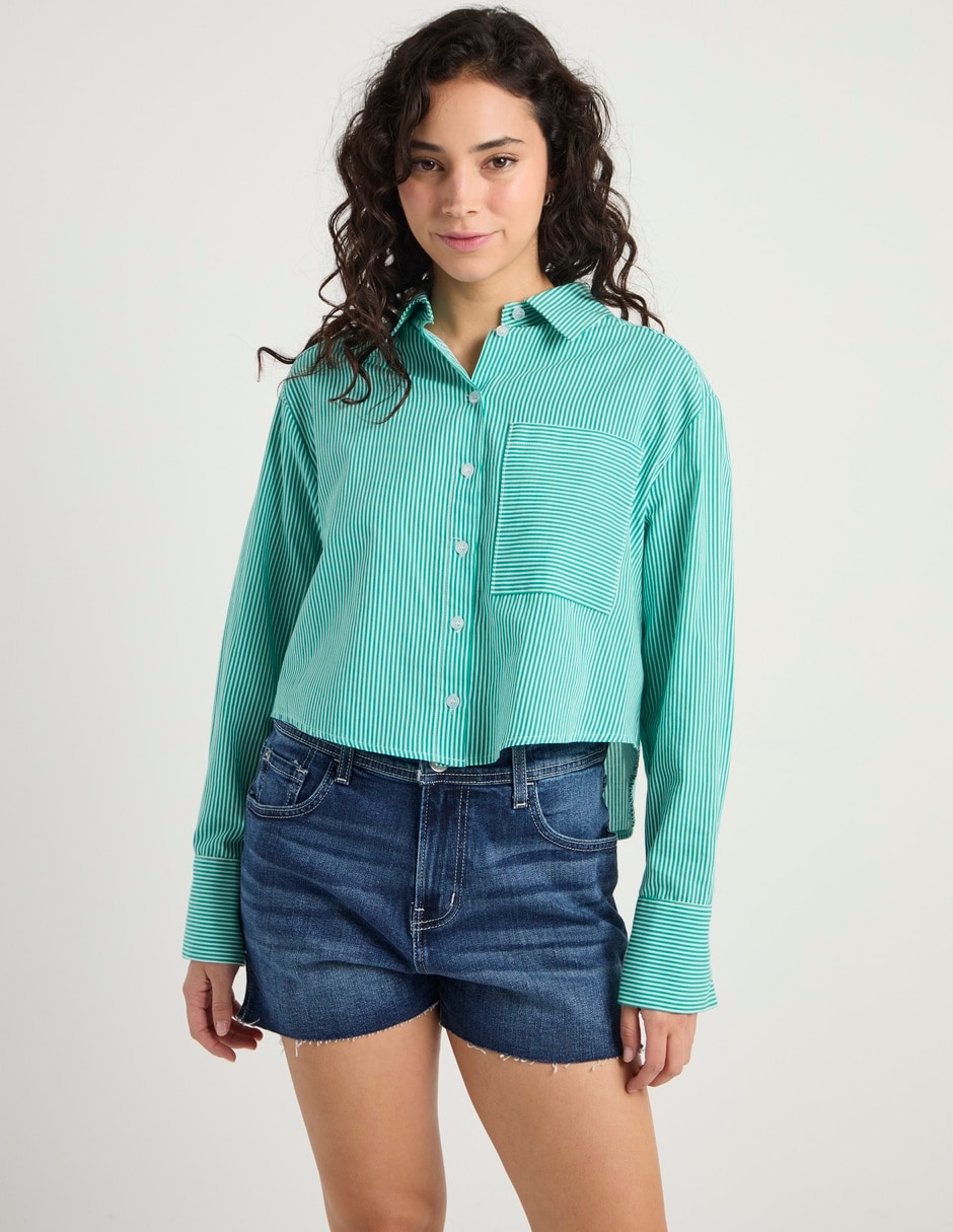 Short Oggi de mezclilla para mujer