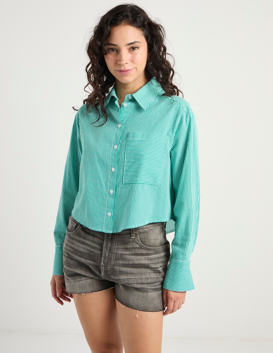 Short de mezcilla para mujer Short de mezcilla para mujer