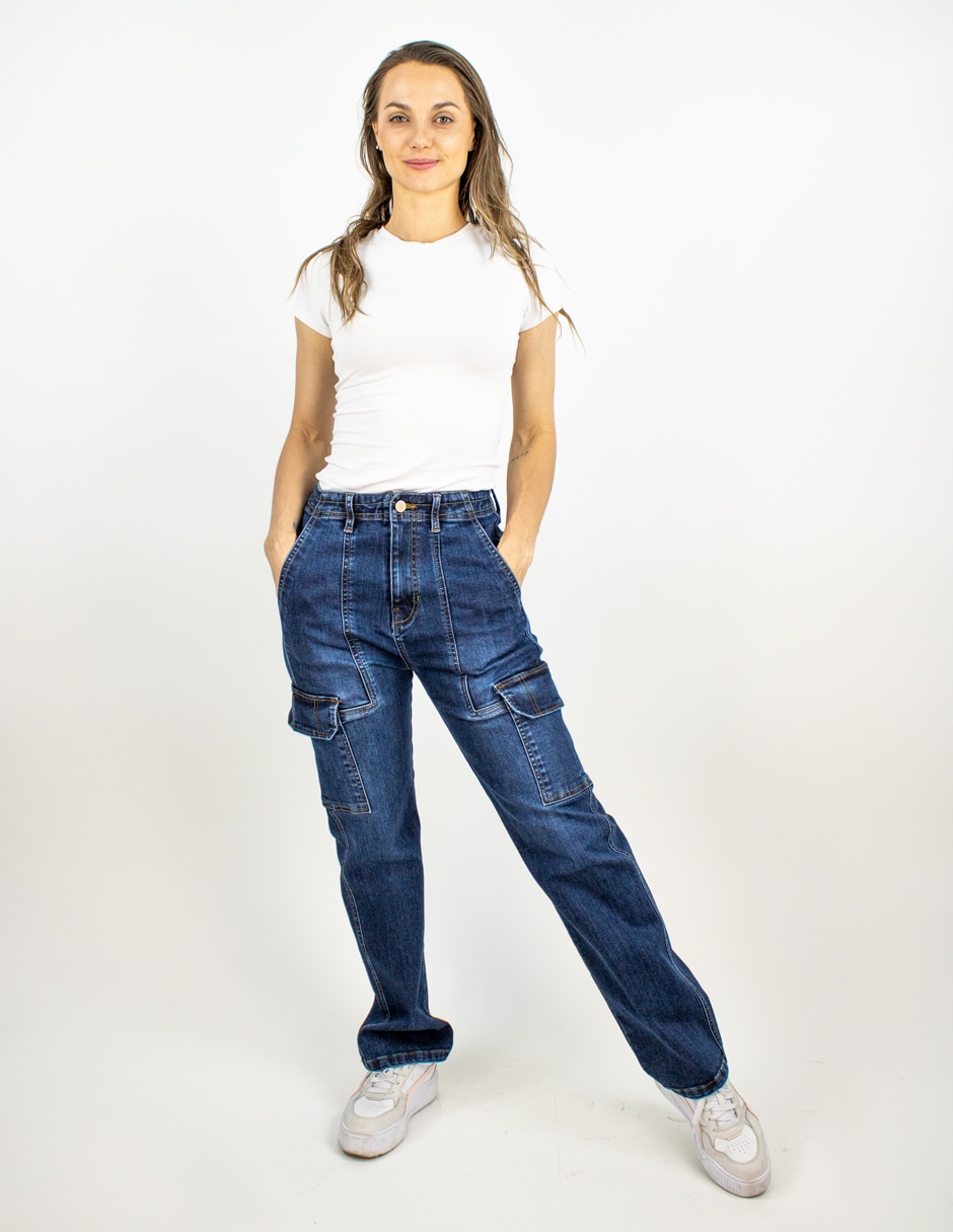 Jeans straight para mujer 3