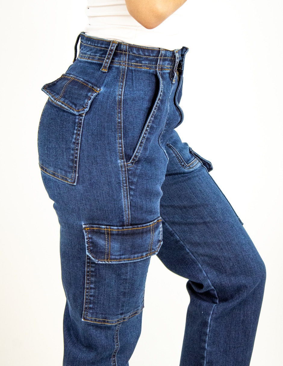 Jeans straight para mujer 4