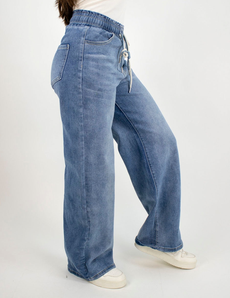 Jeans relajado Furor corte a la cintura para mujer