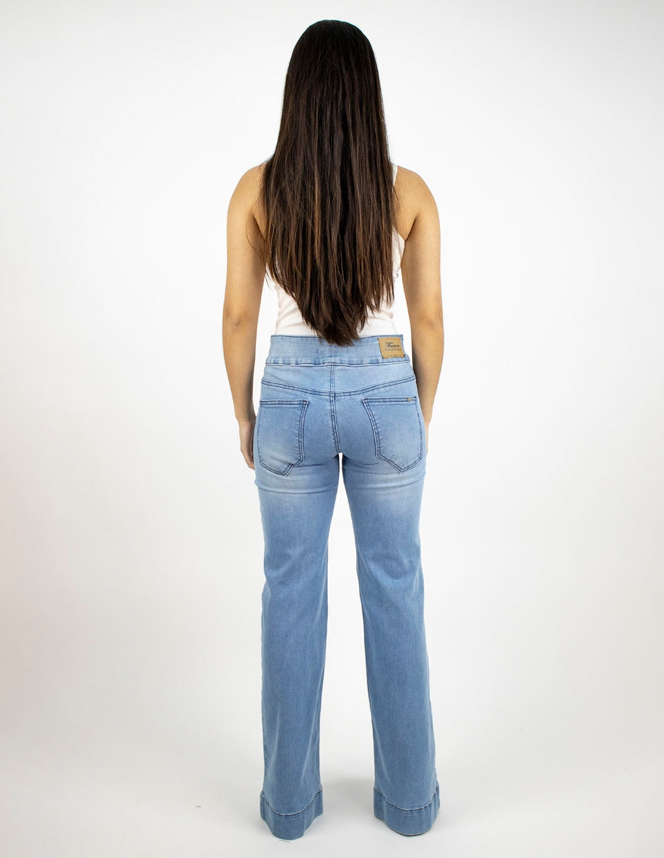 Jeans flare Furor a la cintura para mujer