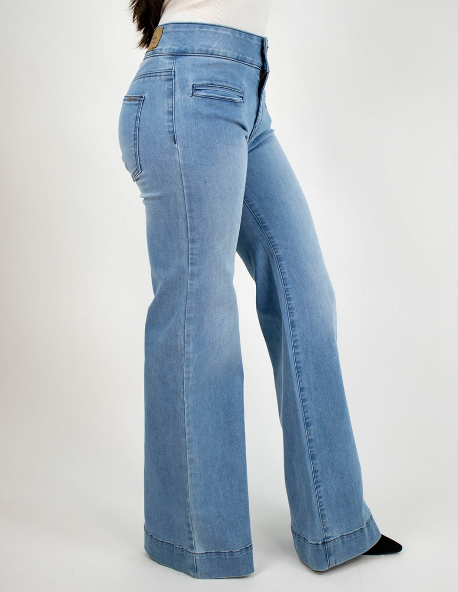 Jeans flare Furor a la cintura para mujer