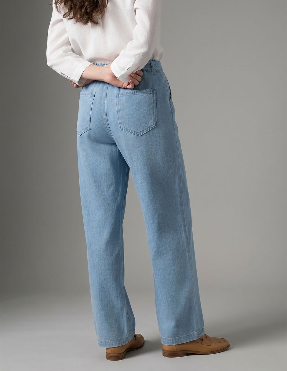 PANTAL N REGULAR WIDE LEG PARA MUJER