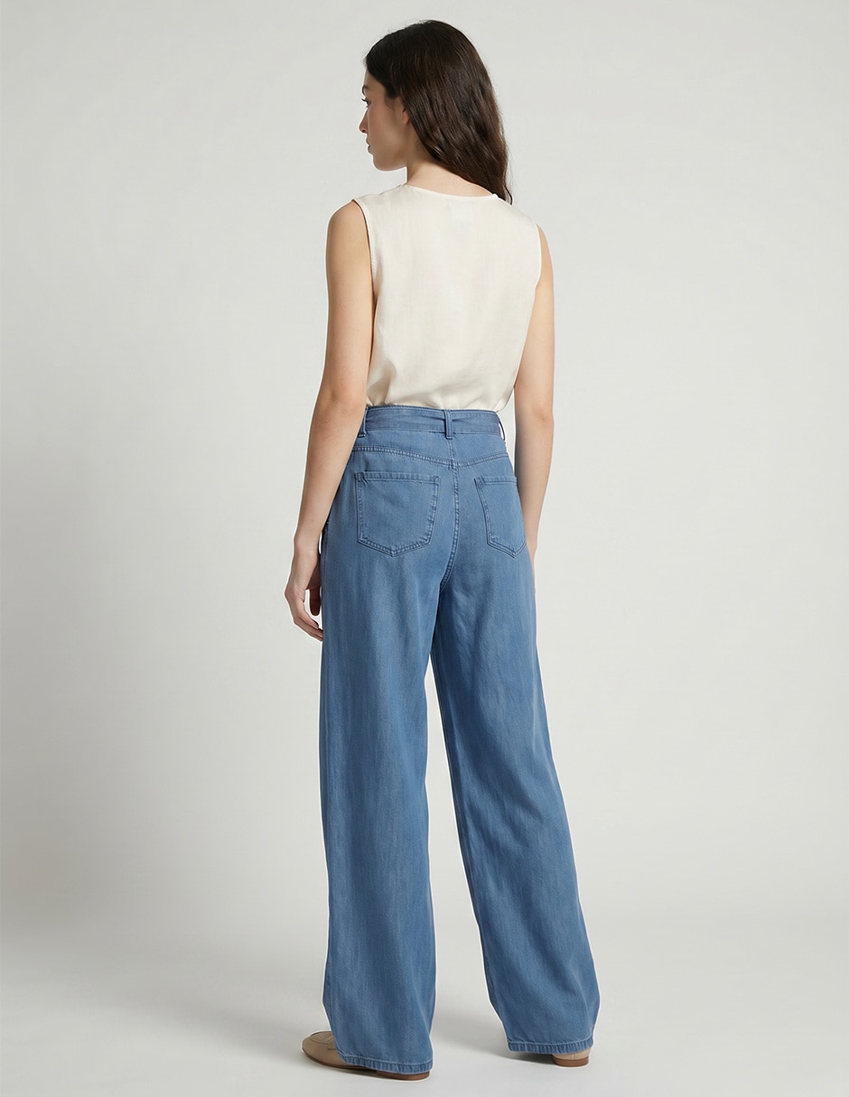 Jeans relaxed amplio Nyd para mujer