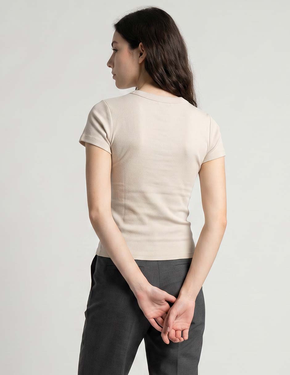 Playera manga corta Old Navy cuello redondo para mujer