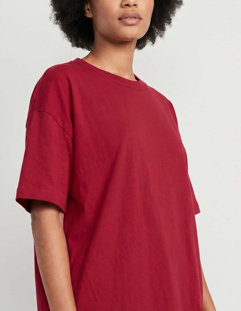 Playera manga corta cuello redondo mujer 3
