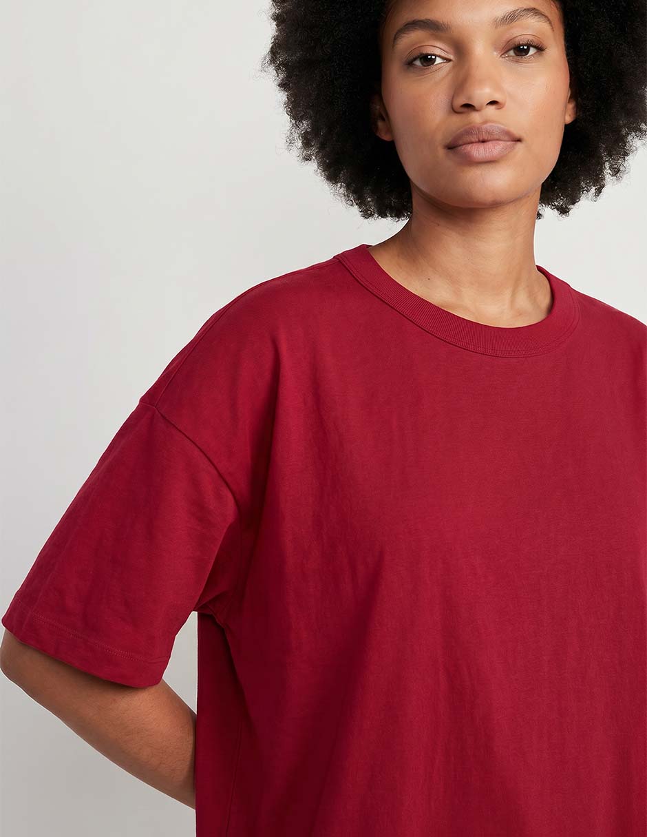 Playera manga corta cuello redondo mujer 2