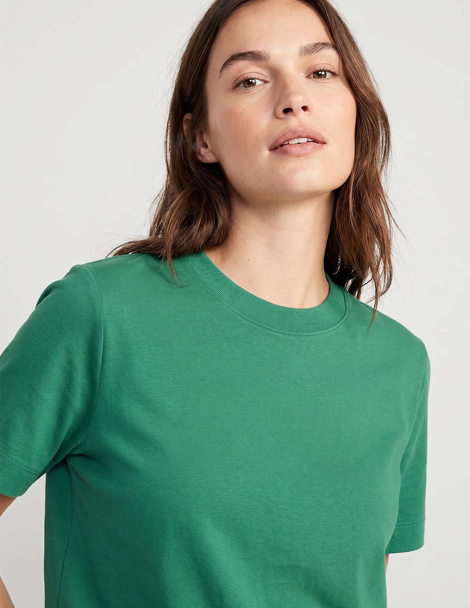 Playera manga corta cuello redondo mujer 2