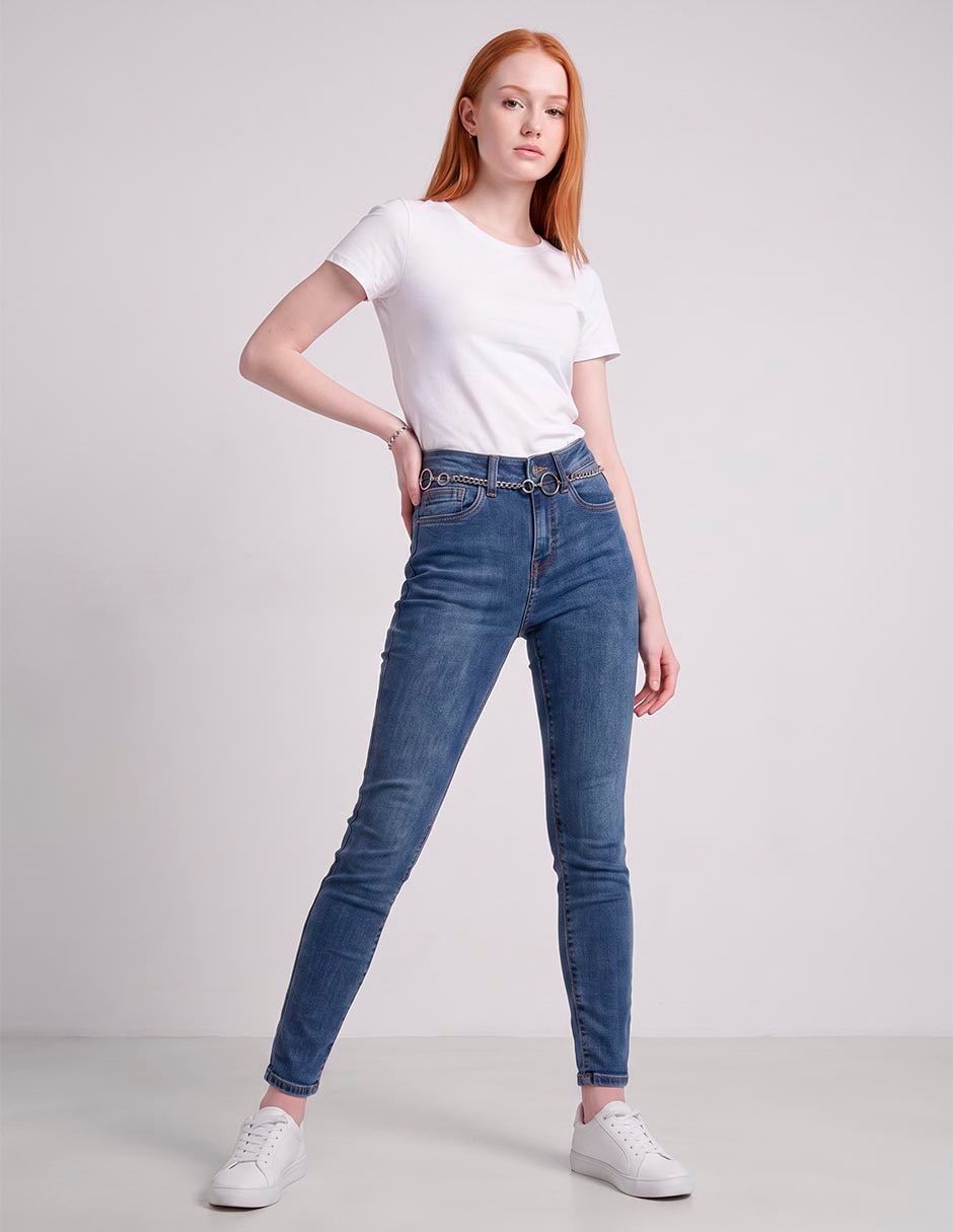 Jeans Skinny skinny BHI-2510-1793N para mujer
