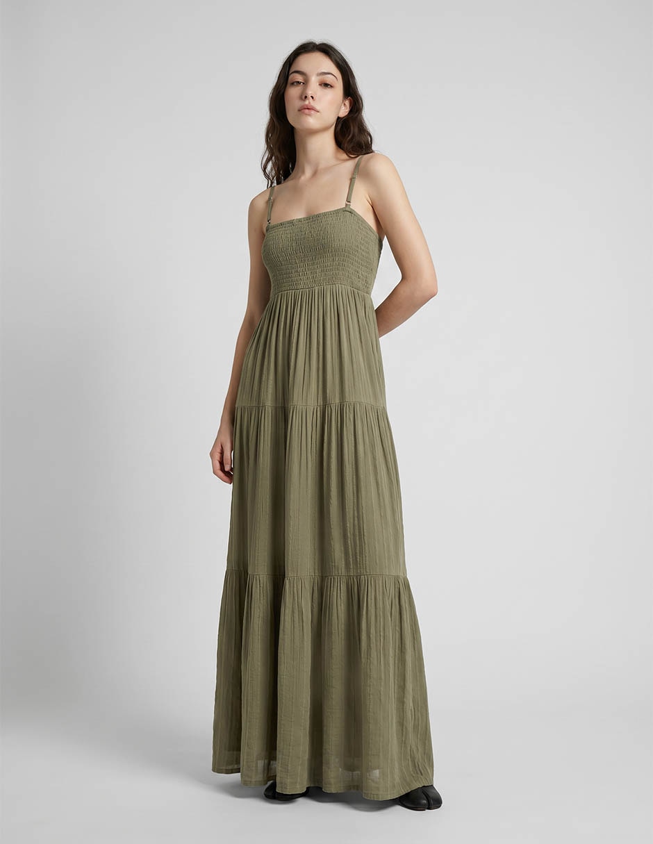 Vestido midi casual para mujer Vestido midi casual para mujer