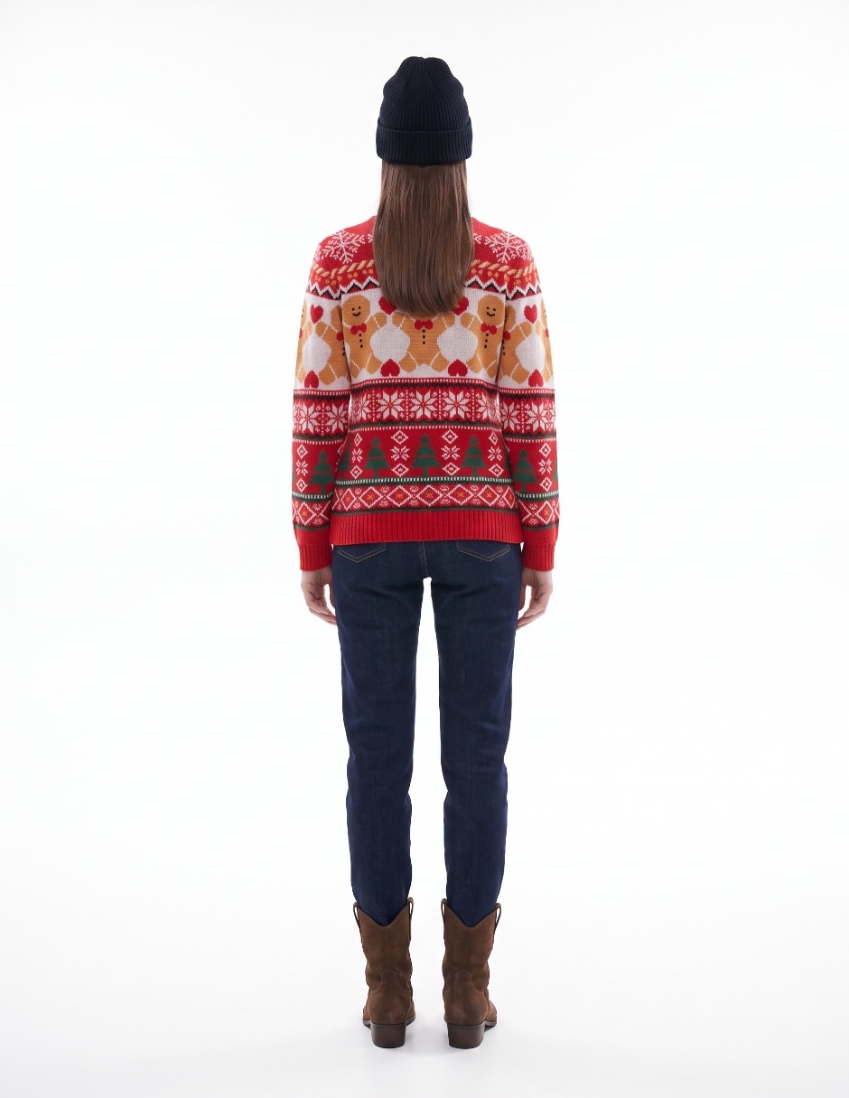 Sueter cuello redondo para mujer 2