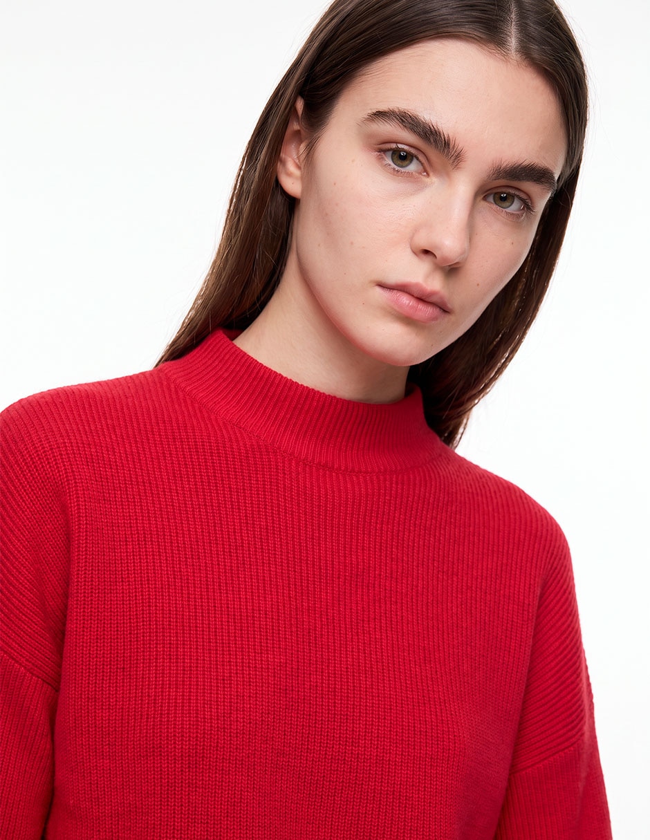 Suéter cuello alto para mujer 2