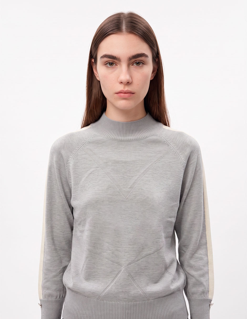 Suéter cuello redondo para mujer 3