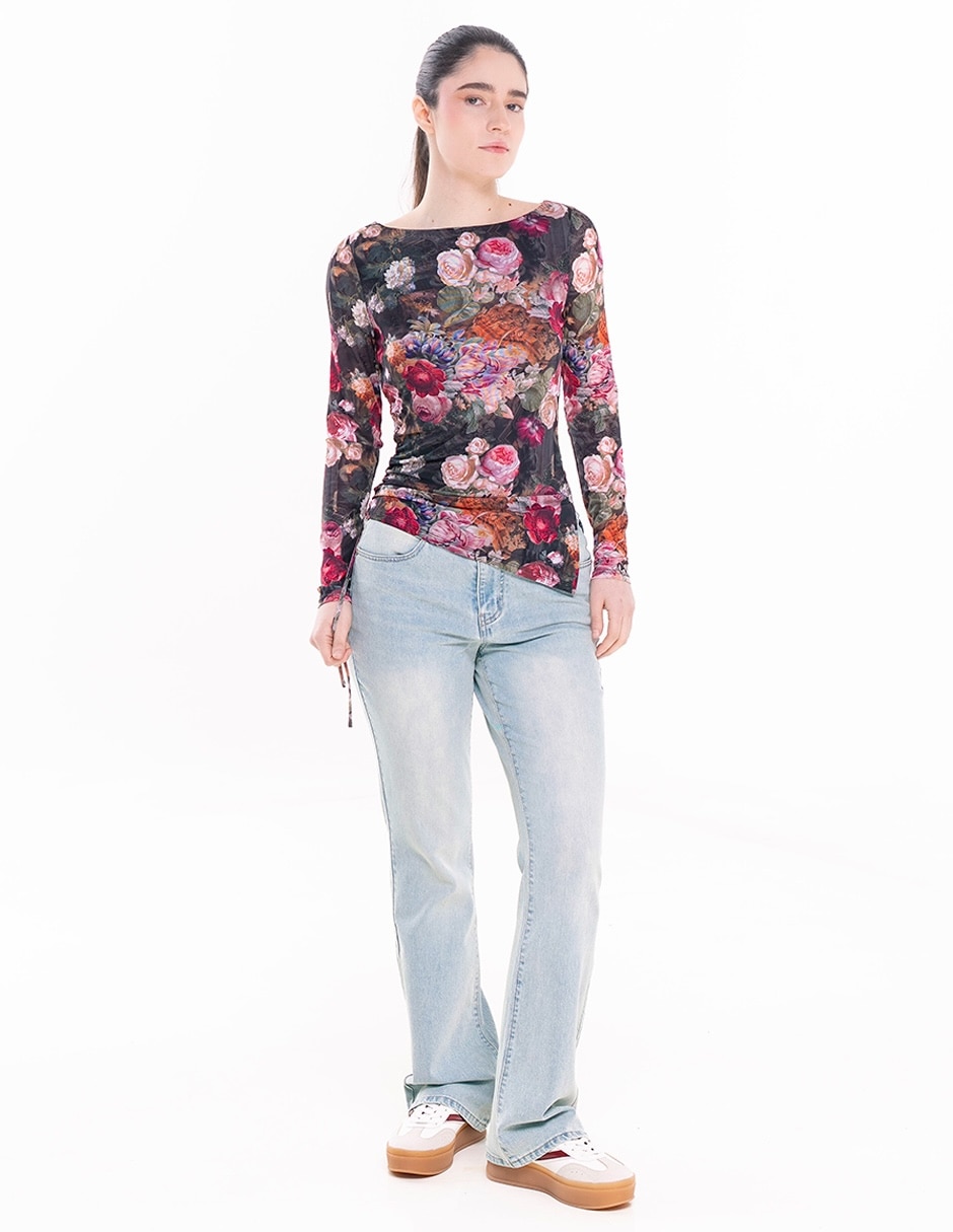 Blusa manga larga para mujer 3