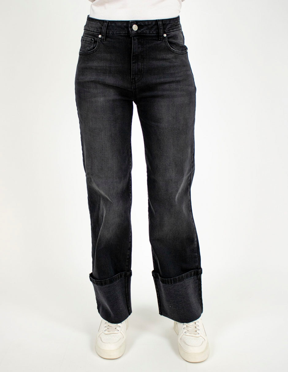 Jeans straight corte cintura para mujer Jeans straight corte cintura para mujer