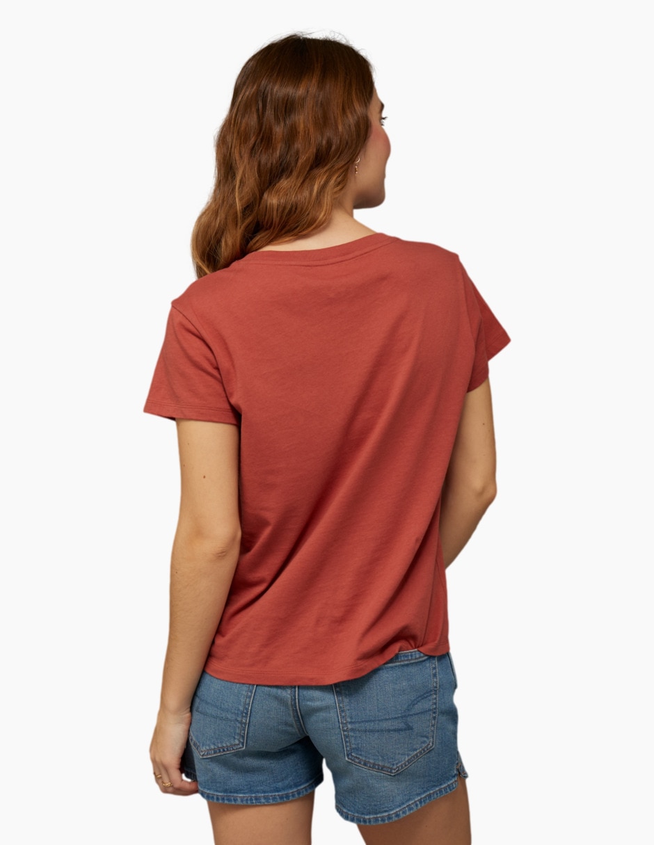 Playera manga corta American Eagle Tees cuello redondo para mujer