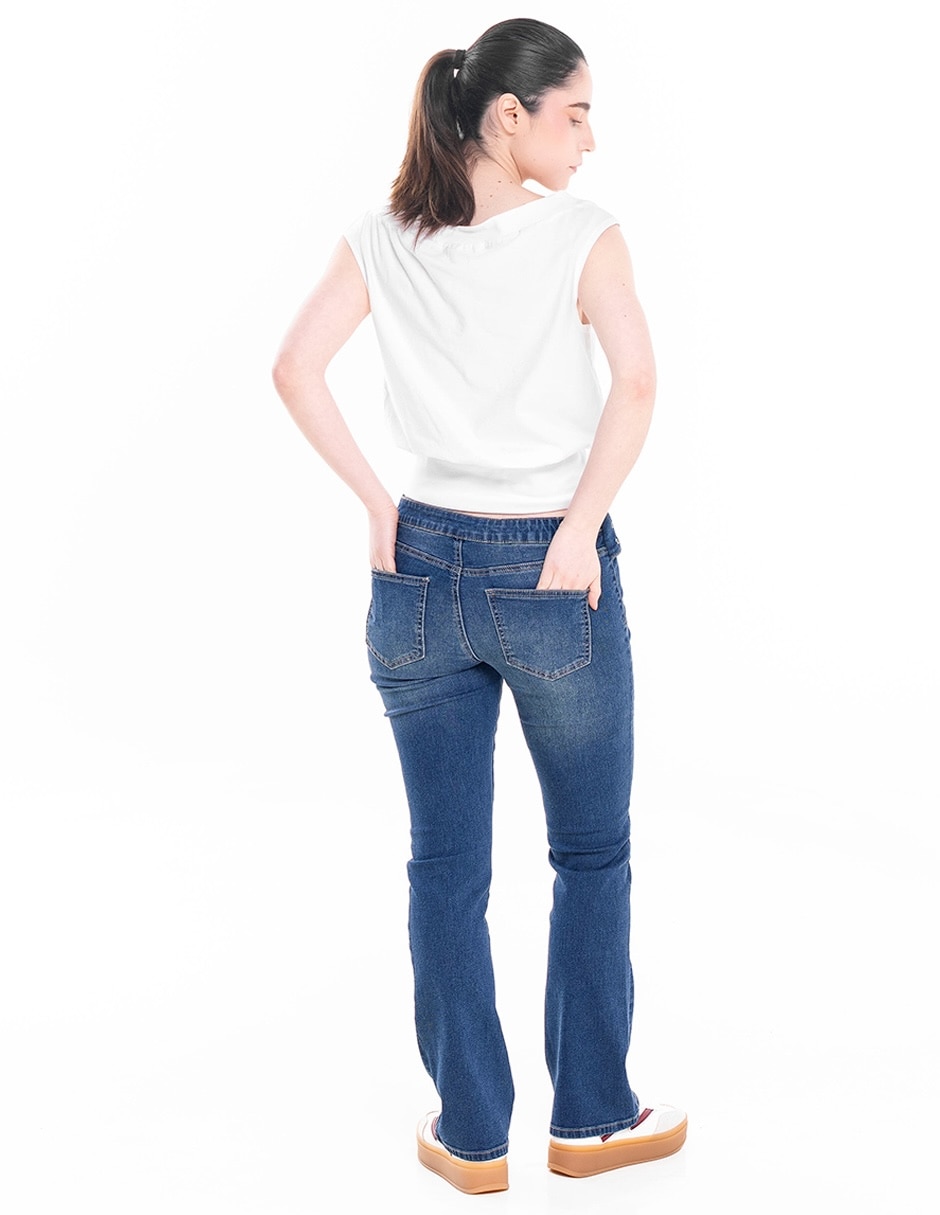 Jeans boot pb118e-9 wblu para mujer 4
