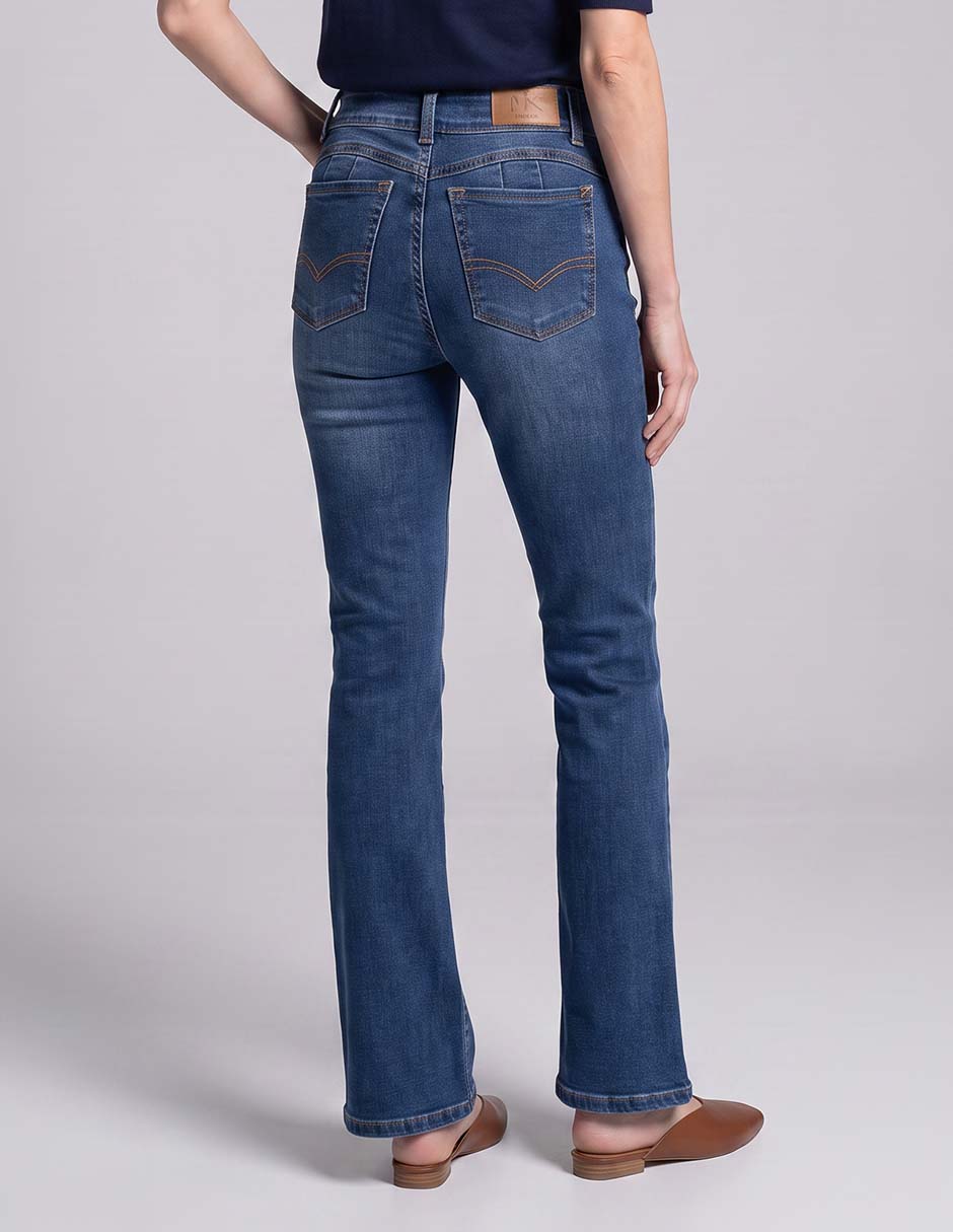 Jeans Flare a La cintura para mujer 2